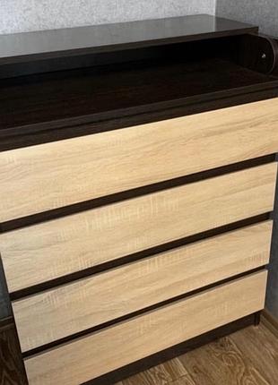 Комод пеленальний eviss 102x80x43 білий