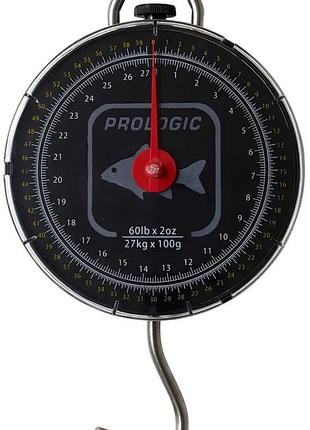 Весы prologic specimen dial scale 60lbs/2oz 27kg/100g