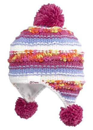 Шапка chaos shiloh акрил, блакитний-рожевий