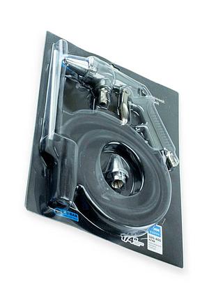 Пистолет пескоструйный с заборным шлангом 1м, металл. и керамическая форсунка apro