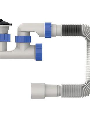 Сифон для душового піддона mixxus sd-02 з ревізією й неіржавким випуском (mi8204)