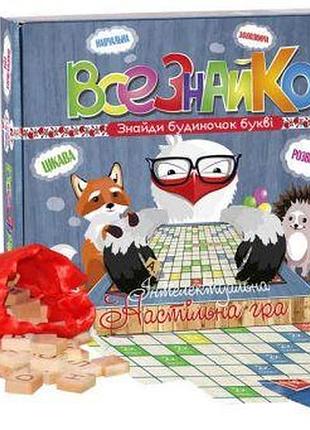 Уценка. настольная игра "всезнайка" (укр) - на игровом поле 2 правые стороны