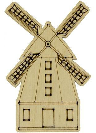 Вітряк 10х6,5см фанера