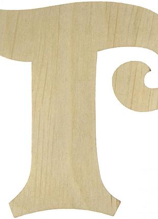Літера англійська 6см "t" фанера