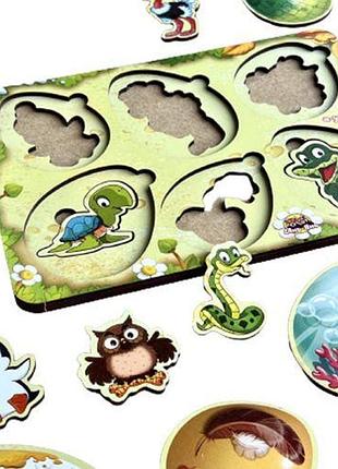 Пазл-сортер "кто в яйце?" (mini)