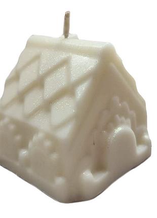 Соевая свеча домик v-103 бисквит белый (76632019), valro