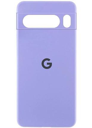 Чохол silicone cover lakshmi full camera (aa) with logo для google pixel 8 pro бузковий / dasheen
