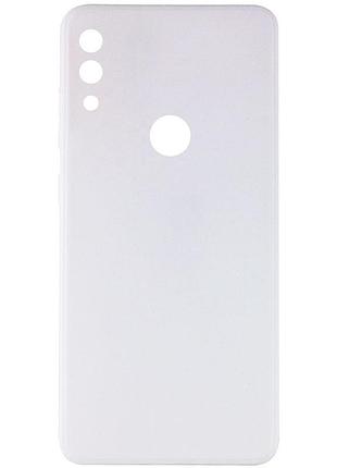 Силиконовый чехол candy full camera для huawei p smart+ (nova 3i) белый / white