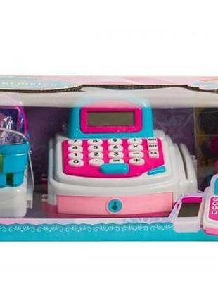 Уценка. кассовый аппарат с аксессуарами (бело-розовый) - нетоварный вид