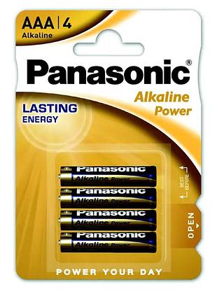 Батарейка panasonic lr03/ 9334 alkaline power 1x4 шт (48/240)