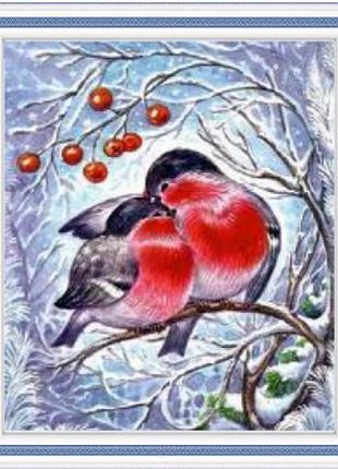 Алмазна мозаїка "santi" снігурі 40х50см, на підрамнику 954136