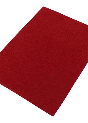 Фетр м'який "santi" 21х30см темно-червоний 740428