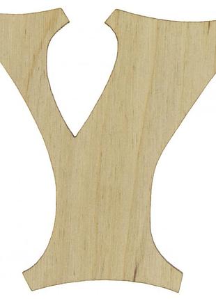 Літера англійська 6см "y" фанера