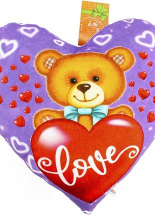 М'яка іграшка "сердечко кохання 3" 00384-5