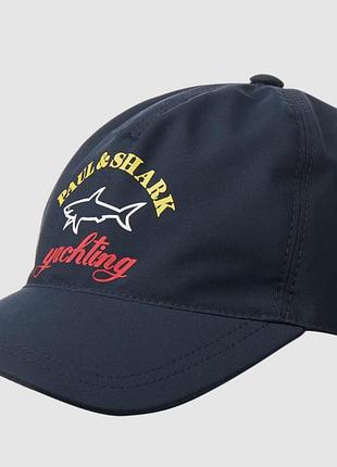 Полегшена бавовняна кепка paul&shark 54-58 розмір синій 58