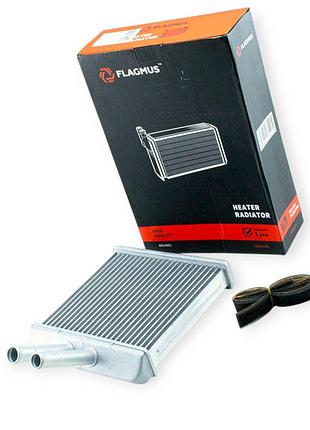 Радіатор пічки lanos алюміній flagmus