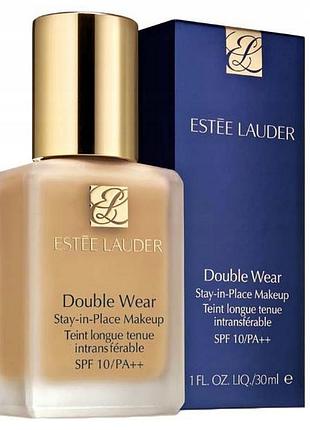 Стойкая матовая тональная основа estee lauder double wear stay in place makeup 1w2 sand 30 мл с длительным покрытием 24 часа без