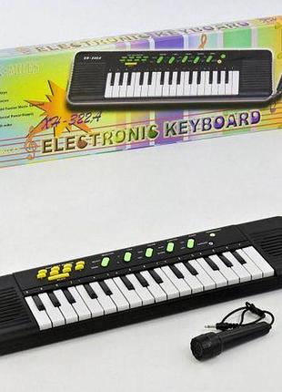 Уценка. пианино с микрофоном "miles" (32 клавиши) - повреждена упаковка