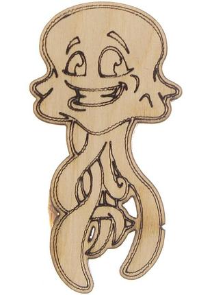 Медуза 7х3,5см фанера