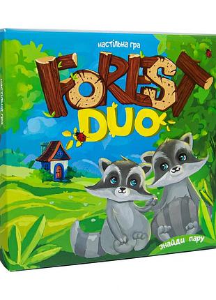 Настольная игра-мемо "forest duo" 30867 инструкция 64 фишки