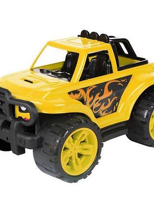 Машинка внедорожник желтый