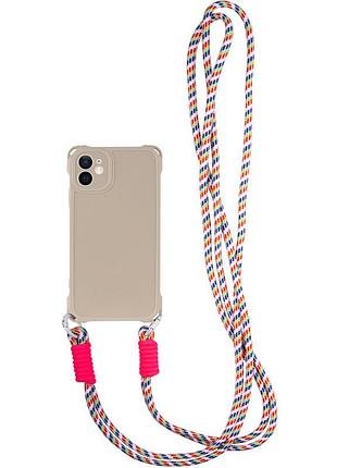 Чохол tpu crossbody with straps для apple iphone 11 (6.1")