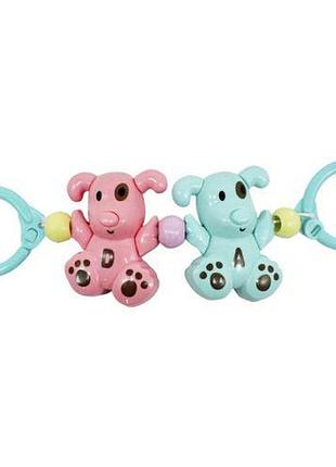 Брязкальце на коляску "песики" (27 см)