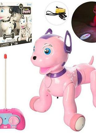 Уценка. собачка на радиоуправлении "my lovely puppy" (розовая) - не товарный вид