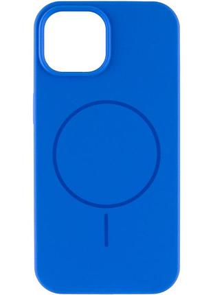 Чохол silicone case full protective (aa) no logo with magsafe для apple iphone 14 (6.1") зелений / cyprus green синій / capri blue 2