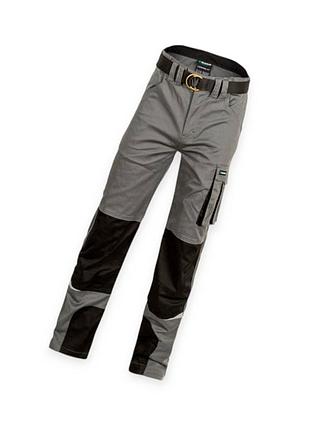 Штаны liverpool-pt от грязи, l полиестер/хлопок, эластичная ткань, ремень, анатом. крой, 7 карманов sizam