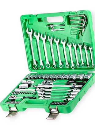 Набор инструмента 1/2",1/4" 77 шт с битами, ключами intertool