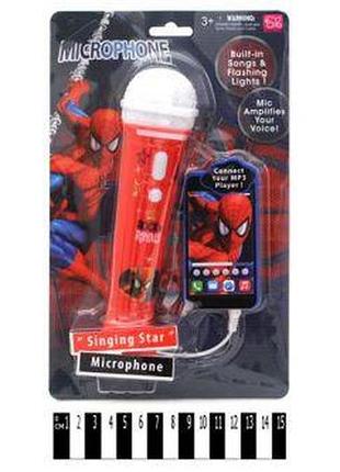 Уценка. музыкальный микрофон "человек паук" - не работает