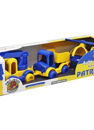 Набор машинок "kid cars" патриотичный, 3 шт.