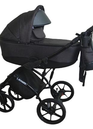 Коляска donatan lavanda 2в1 эко кожа польша