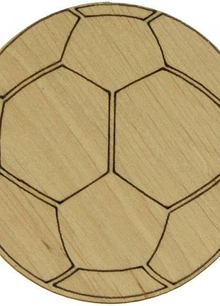 М'яч асорті 6х6см фанера