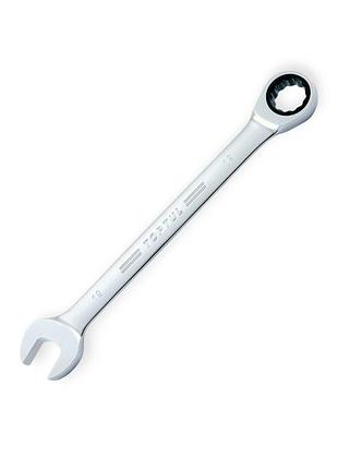 Ключ рожково-накидной 17мм crv трещеточный toptul