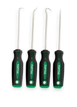 Набор крюков с рукоятками (магнитные) 4шт toptul