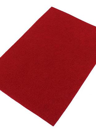 Фетр жорсткий "santi" 21х30см темно-червоний 740392
