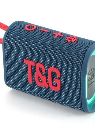 Bluetooth-колонка tg396. цвет: синий