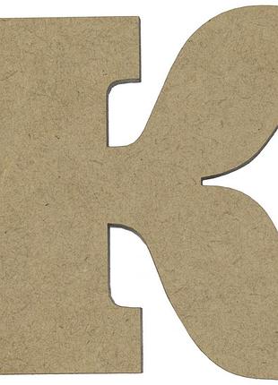 Літера українська 8см "к" мдф 5мм