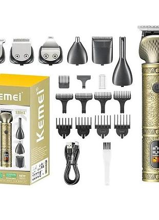 Триммер 18 в 1 kemei km-2313, универсальный триммер для мужчин хорошие машинки для стрижки волос для дома