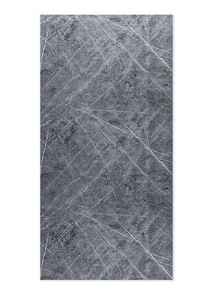 Декоративная пвх плита 1,22м х 2,44м х 3мм серый натуральный мрамор sw-00001406