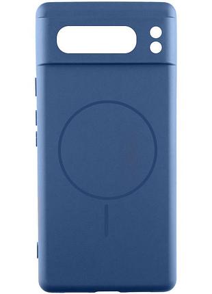 Чохол silicone cover lakshmi full camera (aa) with magfit для google pixel 8 pro синій / navy blue