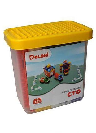 Конструктор "сто" 132 детал. 013888/38 в пластик. боксі