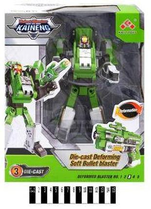 Уценка. трансформер бластер "kaineng" (салатовый) - отломана нога