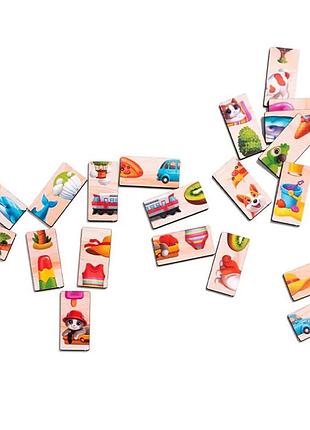 Деревянное домино "половинки" (псд266) psd266