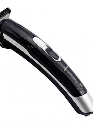 Машинка для стрижки волос gemei gm-6046, практичная машинка для стрижки волос. цвет: черный