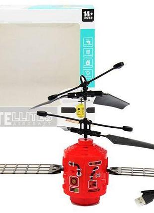 Уценка. индукционная игрушка "спутник" (красный) - не работает