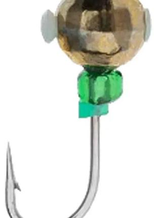 Мормышка winter star дробь грань отверстие 2.5 mm ц:золото