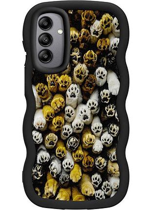 Чохол tpu cloudy pictures для samsung galaxy a05s butterflies чохли, bears, tpu, об'ємний 3d, накладка paws